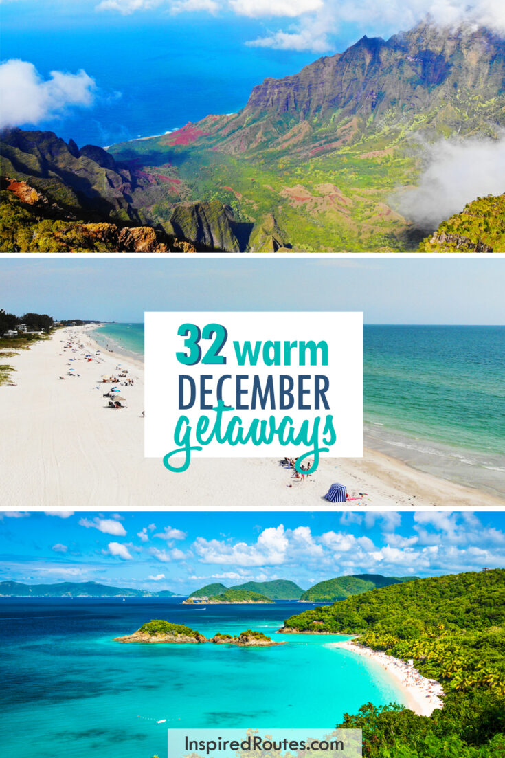 32 warm December getaways photos of 3 beachy destinations