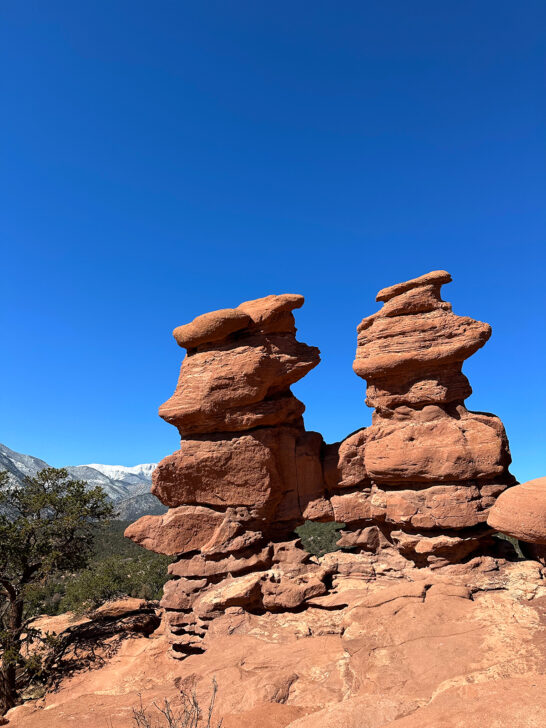 rock formations garden of the gods Colorado Springs